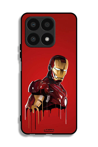 Tolwak غطاء حماية Honor X8a بتصميم الرجل الحديدي