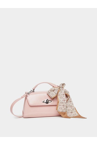 Styli Solid Handbag with Top Handle and Adjustable Strap