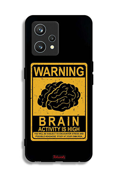 Tolwak غطاء حماية لهاتف Realme 9 Pro Plus تحذير من ارتفاع نشاط الدماغ
