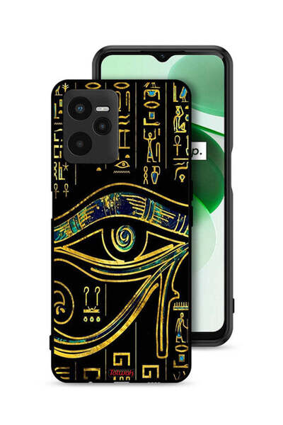 Tolwak غطاء حماية Realme C35 مع رسمة عين