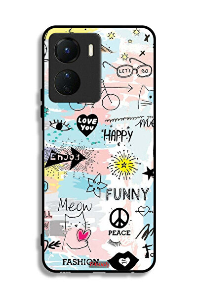 Tolwak غطاء حماية لهاتف Vivo Y16 - أحبك - علامات