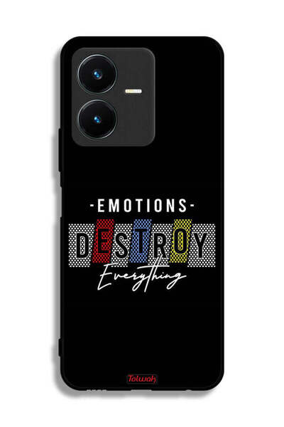 Tolwak غطاء حماية لهاتف Vivo Y22 - العواطف تدمر كل شيء