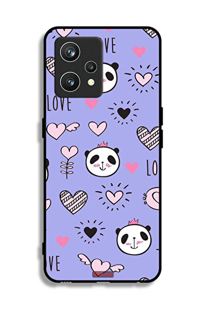 Tolwak غطاء حماية لهاتف Realme 9 Pro Plus بتصميم الحب ورسومات الباندا