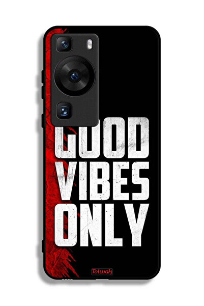 Tolwak غطاء حماية لهاتف هواوي بي 60 - Good Vibes Only