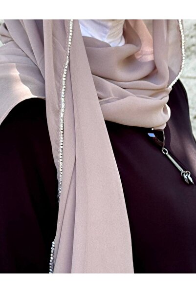 ALDIRA Chiffon Shawl with Stone Edge 180 Santa with Stones