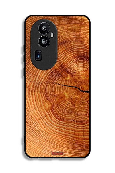 Tolwak غطاء حماية لهاتف Oppo Reno10 Pro Plus مصنوع من الخشب المتصدع