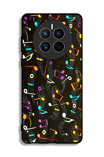 Tolwak غطاء حماية لهاتف هواوي ميت 50E بنمط قماش موسيقي