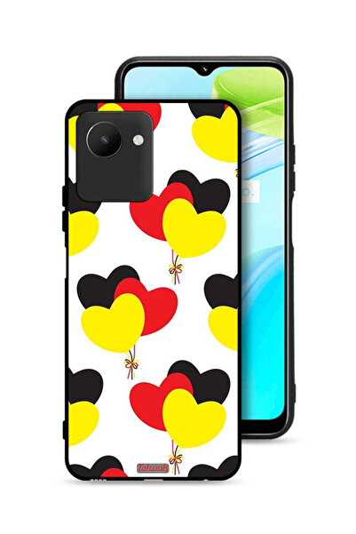Tolwak غطاء حماية Realme C30s بثلاثة قلوب