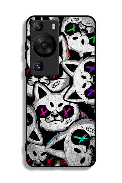 Tolwak غطاء حماية لهاتف هواوي بي 60 برو - قطط مارشميلو