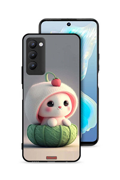 Tolwak غطاء حماية لهاتف تكنو كامون 18 - أرنب صغير لطيف