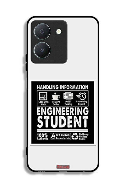 Tolwak غطاء حماية لهاتف Vivo Y36 4G، ملصق طالب هندسة