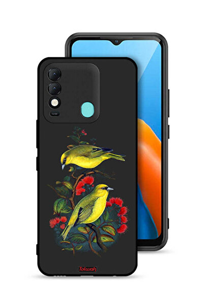 Tolwak غطاء حماية لهاتف تكنو سبارك 8 بطبعة طيور