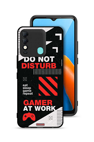 Tolwak غطاء حماية لهاتف Tecno Spark 8 لا يزعج اللاعبين في العمل