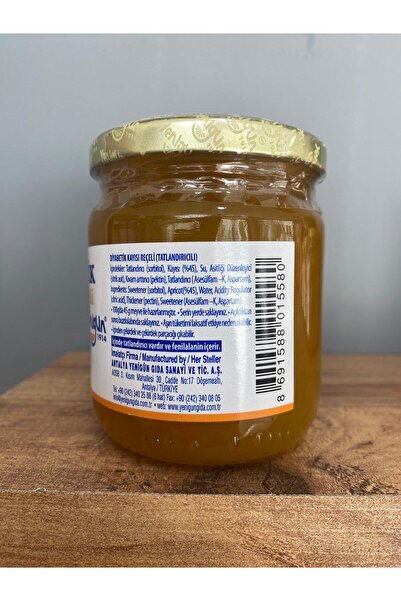 GÜLTEKİN BAL YENİGÜN DİYABETİK KAYISI REÇELİ 230 GR