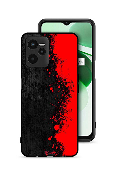Tolwak Realme C35 Protective Case Cover Paint Abstract Pattern