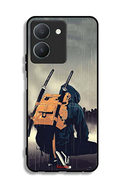 Tolwak غطاء حماية Vivo Y36 5G بتصميم سيف ساموراي الرقمي