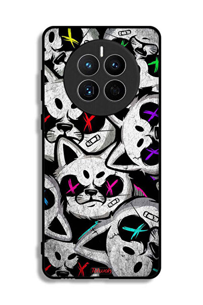 Tolwak غطاء حماية لهاتف هواوي ميت 50 إي - قطط مارشميلو