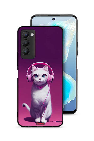 Tolwak غطاء حماية لهاتف تكنو كامون 18 بتصميم قطة لطيفة