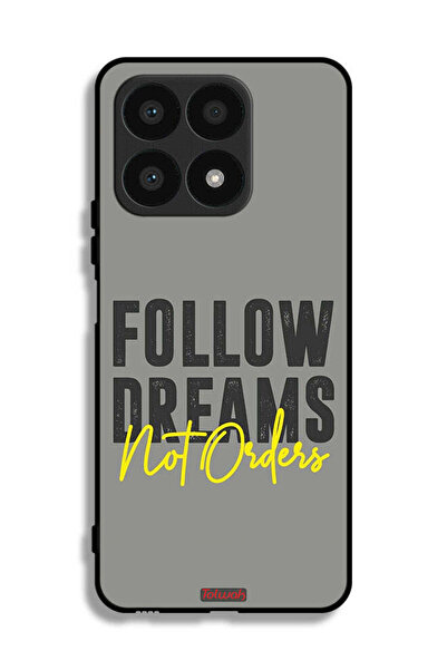 Tolwak غطاء حماية لهاتف Honor X8a - اتبع الأحلام وليس الأوامر