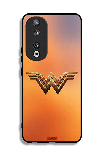 Tolwak غطاء حماية لهاتف Honor 90 بشعار Wonder Women