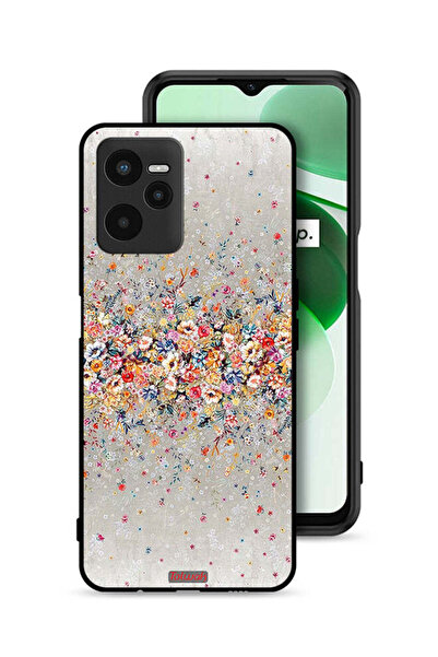 Tolwak غطاء حماية Realme C35 - زهور صغيرة - فن تجريدي