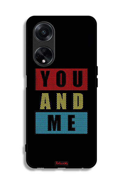 Tolwak غطاء حماية لهاتف Oppo A98 5G "أنت وأنا"