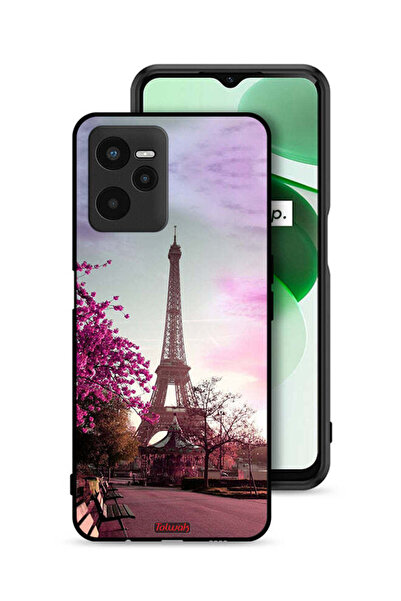 Tolwak غطاء حماية لهاتف Realme C35 بتصميم برج إيفل