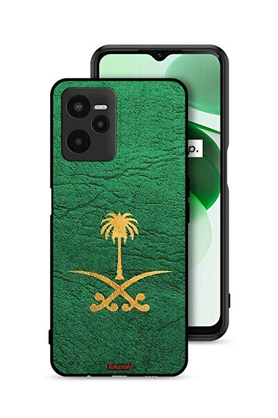 Tolwak غطاء حماية لجهاز Realme C35 - علامة المملكة العربية السعودية - جلد