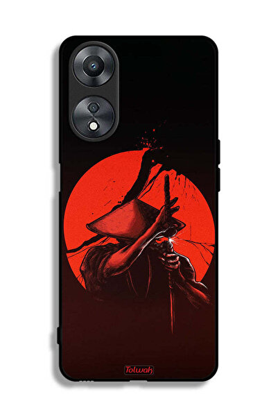 Tolwak غطاء حماية لهاتف Oppo A58 5G بتصميم محارب السيف