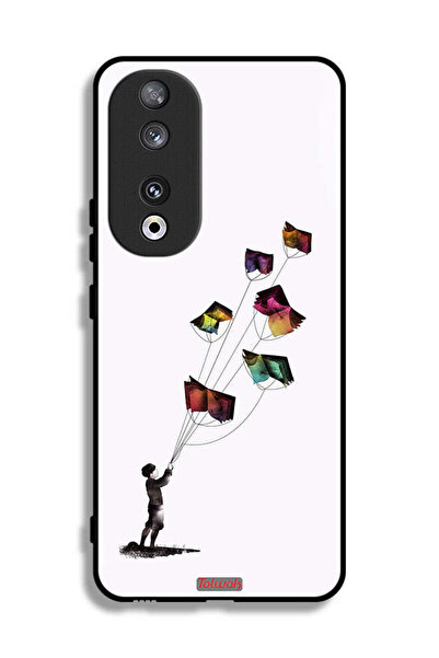 Tolwak غطاء حماية لهاتف Honor 90 بتصميم طائرات ورقية