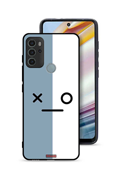 Tolwak غطاء حماية لهاتف موتورولا موتو جي 60 إس بأيقونات الوجه