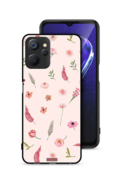 Tolwak غطاء حماية لهاتف Realme 9i 5G بنقشة أوراق وورود