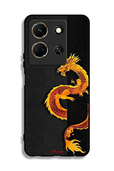 Tolwak Infinix Note 30 Protective Case Cover Dragon Art