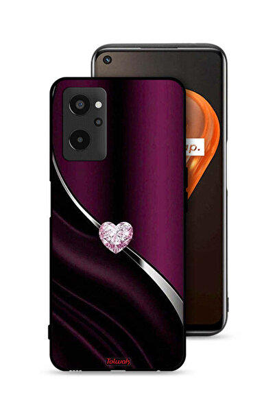 Tolwak غطاء حماية لهاتف Realme 9i 4G بتصميم قلب ماسي