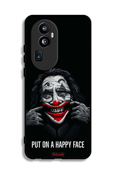 Tolwak غطاء حماية لهاتف Oppo Reno10 Pro Plus بوجه سعيد