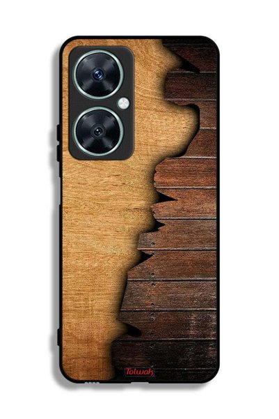 Tolwak Huawei nova 11i Protective Case Cover Vintage Wood Pattern