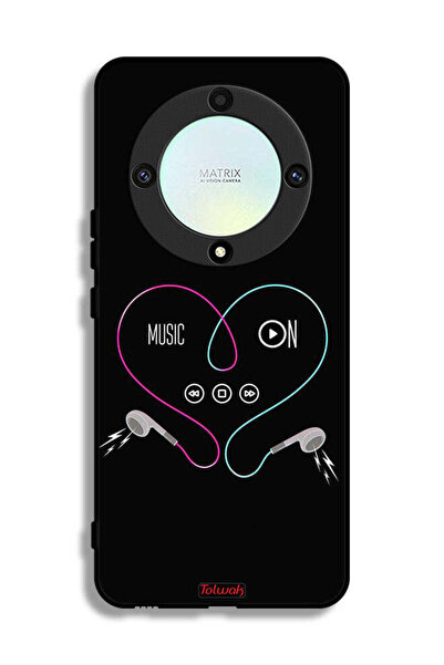 Tolwak غطاء حماية لهاتف Honor X9a مع موسيقى