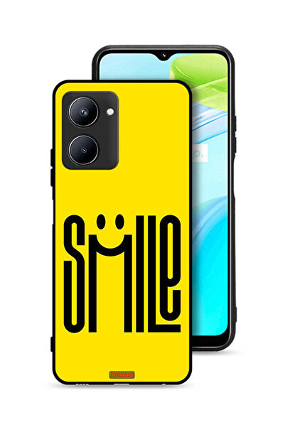 Tolwak غطاء حماية لهاتف Realme C33 برسومات ابتسامة