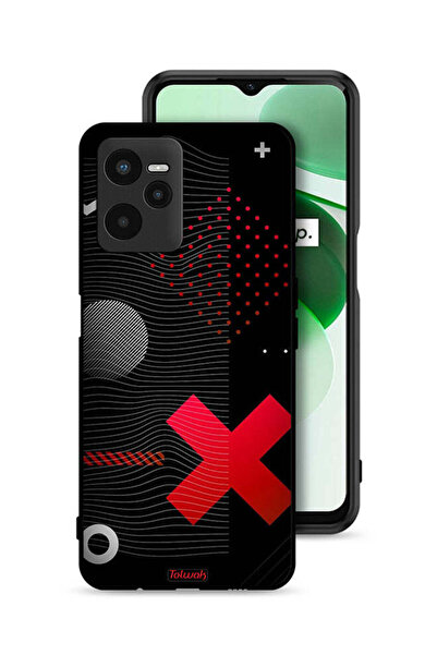 Tolwak غطاء حماية لهاتف Realme C35 بعلامة الصليب