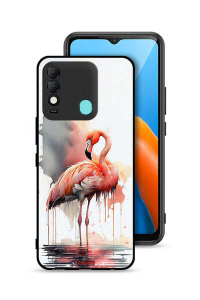 Tolwak غطاء حماية لهاتف تكنو سبارك 8 بتصميم ألوان مائية استوائية