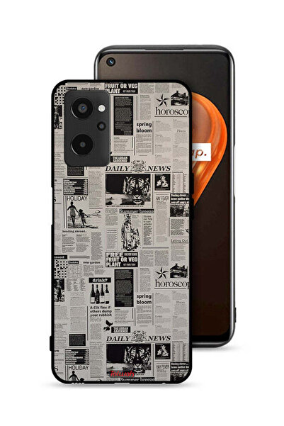 Tolwak غطاء حماية لهاتف Realme 9i 4G بتصميم صحيفة