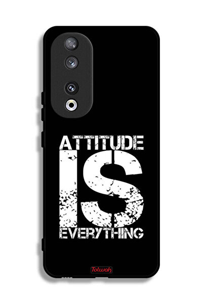 Tolwak غطاء حماية لهاتف Honor 90 - Attitude Is Everything