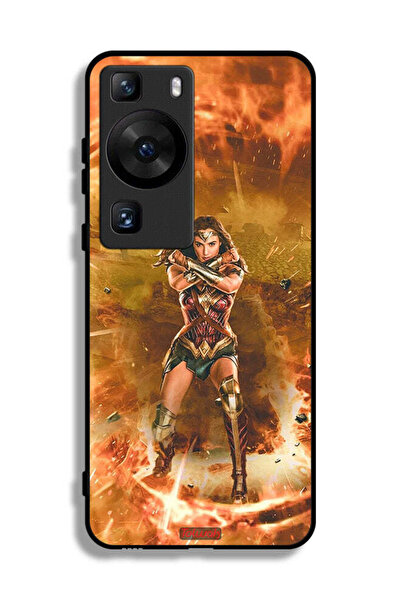 Tolwak غطاء حماية لهاتف هواوي P60 Pro بتصميم Wonder Women