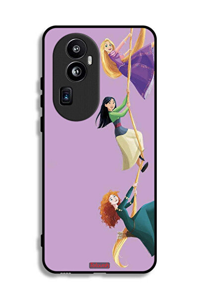 Tolwak غطاء حماية لهاتف Oppo Reno10 Pro Plus بتصميم فن تسلق الفتيات