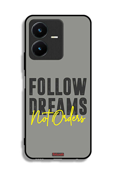 Tolwak غطاء حماية لهاتف Vivo Y22s - اتبع الأحلام وليس الأوامر