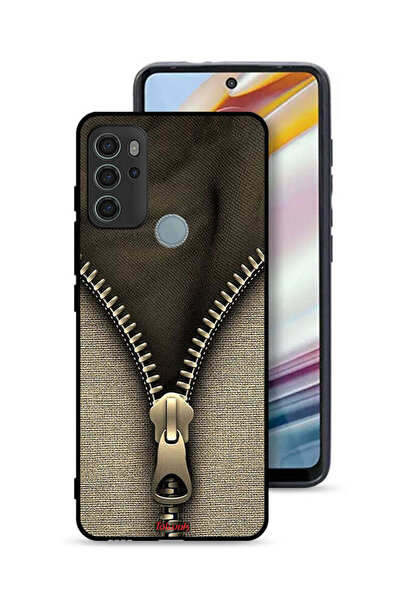 Tolwak غطاء حماية بنمط سحاب لهاتف موتورولا موتو جي 60 إس