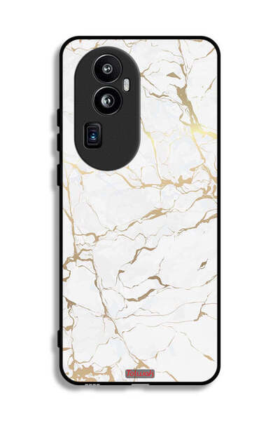 Tolwak غطاء حماية لهاتف Oppo Reno10 Pro Plus بنمط رخامي