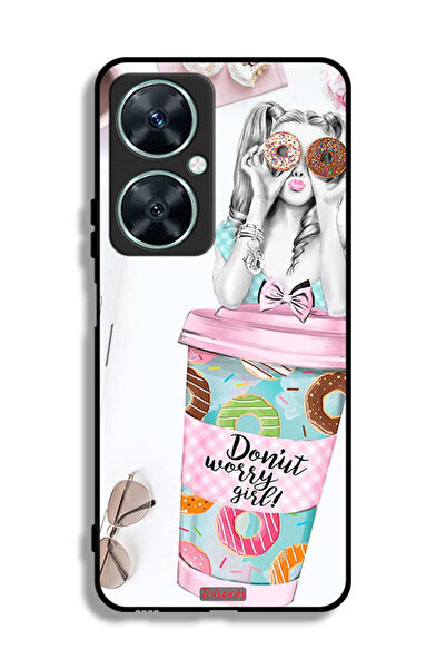 Tolwak غطاء حماية لهاتف هواوي نوفا 11i بتصميم فتاة دونات ووري