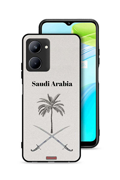 Tolwak غطاء حماية لهاتف Realme C33 - لوحة فنية لعلامة المملكة العربية السعودية