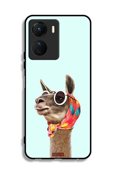 Tolwak غطاء حماية لهاتف Vivo Y16 بلون جمل أنيق وجذاب